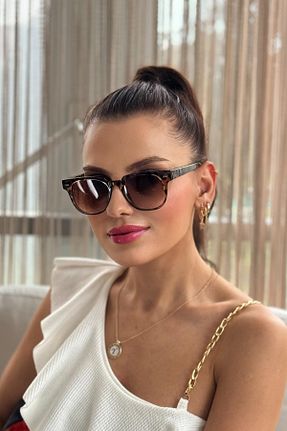 عینک آفتابی قهوه ای زنانه UV400 By Harmony - کد 866410362