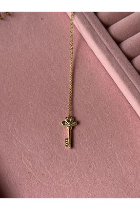 گردنبند استیل ( فولاد ) طلائی زنانه استیل (فولاد) MİOSAPRİVE - کد 866976970