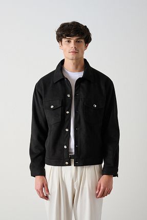 کت مشکی مردانه رگولار İLKCET MODA - کد 866429422