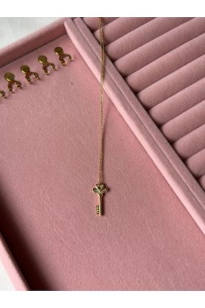 گردنبند استیل ( فولاد ) طلائی زنانه استیل (فولاد) MİOSAPRİVE - کد 866976970