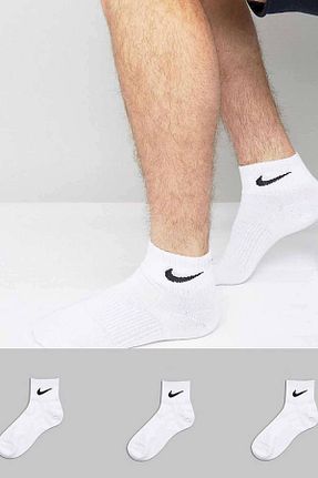 جوراب اسپرت سفید زنانه پنبه ای Nike - کد 658857251