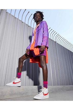 کفش اسنیکر سفید زنانه بند دار Nike - کد 866474660