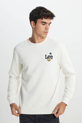 سوئیشرت نباتی مردانه ساده Lee - کد 858822027