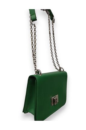 کیف دوشی سبز زنانه چرم مصنوعی KRISTE BELL - کد 866474511