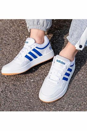 کفش اسنیکر سفید مردانه بند دار adidas - کد 834408839