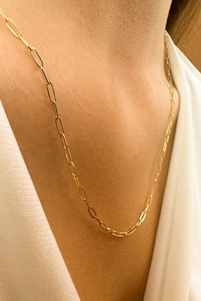 گردنبند طلا طلائی مردانه 14 عیار KRAFTIVA JEWELRY - کد 844503989