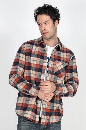 پیراهن نارنجی مردانه رگولار Lee Cooper - کد 866576716
