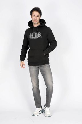 سوئیشرت مشکی مردانه چاپی Lee Cooper - کد 866576372