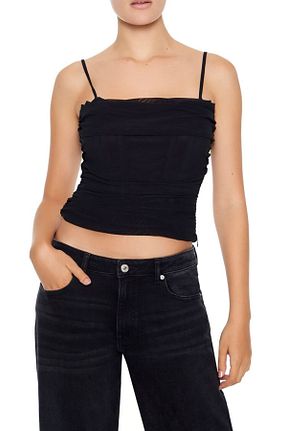 بلوز مشکی زنانه ساده Forever 21 - کد 866706831