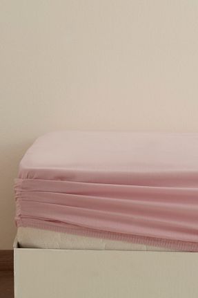 ست ملحفه دونفره صورتی پنبه ای Karaca Home - کد 866574347