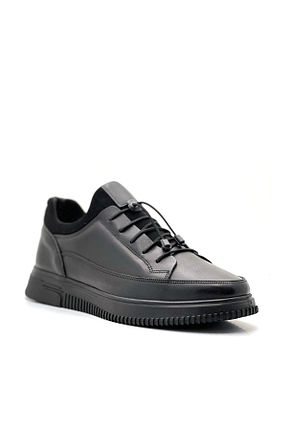 کفش کژوال مشکی مردانه چرم خالص BESS SHOES - کد 866607720