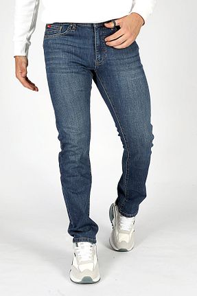 شلوار جین سرمه ای مردانه پاچه ساده Lee Cooper - کد 866699693
