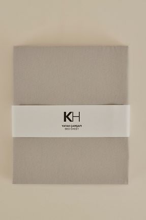 ست ملحفه دونفره طوسی پنبه ای Karaca Home - کد 867210811