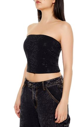 بلوز مشکی زنانه ساده Forever 21 - کد 866608844