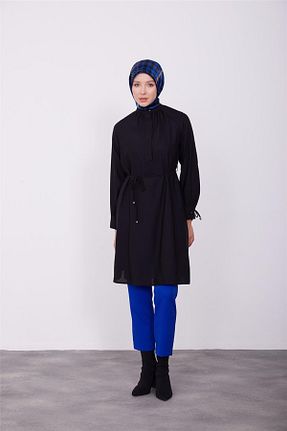 تونیک حجاب مشکی زنانه مخلوط پلی استر Armine - کد 762927165