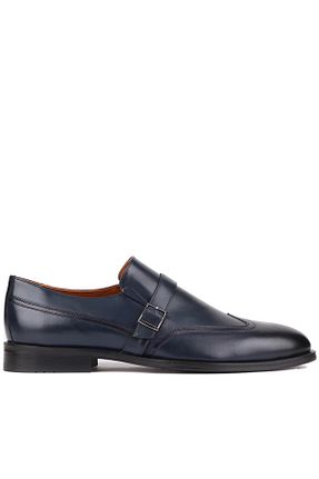 کفش کلاسیک سرمه ای مردانه پاشنه کوتاه (1 - 4 سانتی متر) Shoetyle - کد 799696281