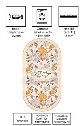 فرش آشپزخانه بژ پلی استر West Home - کد 805219282