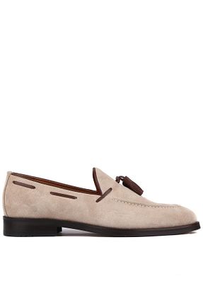 کفش کلاسیک بژ مردانه جیر Shoetyle - کد 799696519