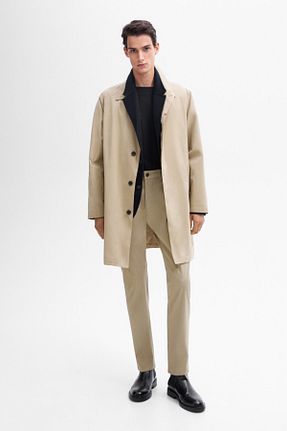 شلوار جین قهوه ای مردانه پاچه ساده Massimo Dutti - کد 860668291