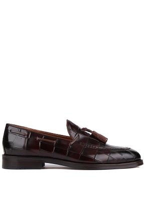 کفش کلاسیک قهوه ای مردانه جیر Shoetyle - کد 799450723