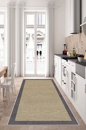 فرش طوسی قابل شستشو West Home - کد 143840545