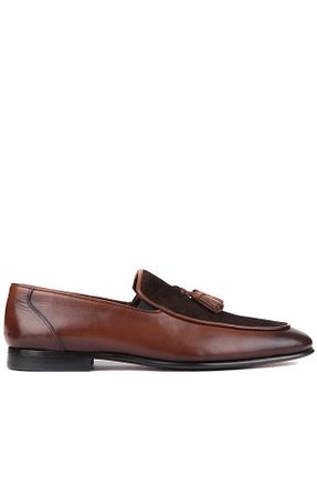 کفش کژوال قهوه ای مردانه چرم لاکی Shoetyle - کد 799696641