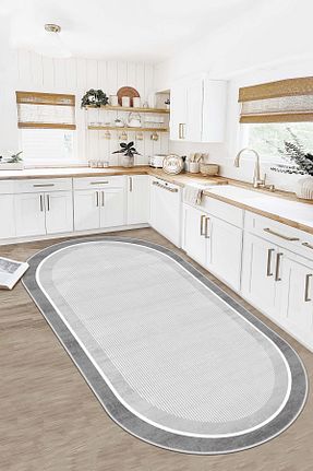 فرش طوسی قابل شستشو West Home - کد 837115290