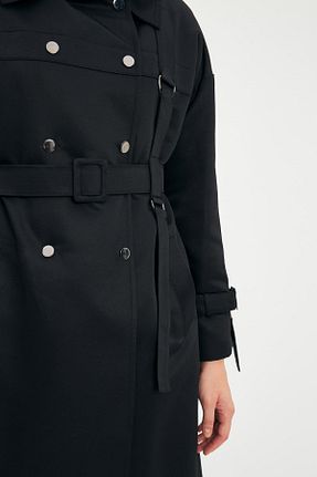 ترنچکت مشکی زنانه پلی استر Zühre - کد 866645973