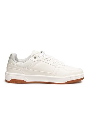کفش پیاده روی سفید زنانه چرم مصنوعی hummel - کد 866641420