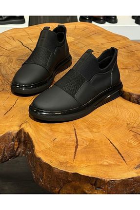 کفش کژوال مشکی مردانه چرم خالص Genel Markalar - کد 866663310