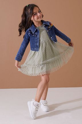 لباس سبز بچه گانه بافتنی Cansın Mini - کد 845744284