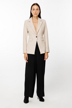 کت بژ زنانه Blazer Ekol - کد 866661120