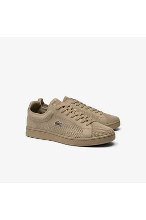 کفش اسنیکر قهوه ای مردانه بند دار Lacoste - کد 838637934