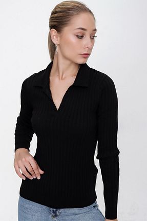 پلیور مشکی زنانه ساده CHUBA - کد 149101485