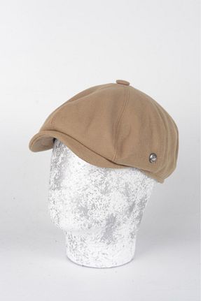کلاه قهوه ای مردانه پشمی Armalı Şapka - کد 866668776