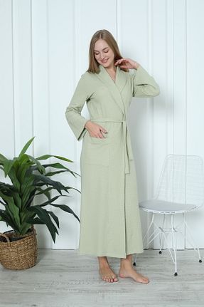 ربدوشام سبز پنبه ای ERDENİZ TEKSTİL - کد 866687932
