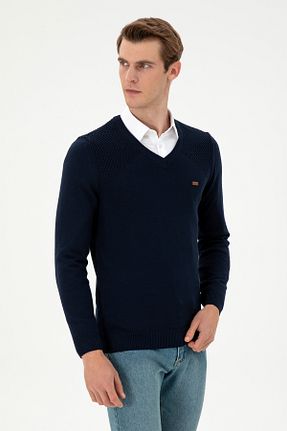 پلیور سرمه ای مردانه ساده U.S. Polo Assn. - کد 866691923