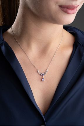 گردنبند نقره زنانه 925 عیار Silvano Jewelry - کد 867222592
