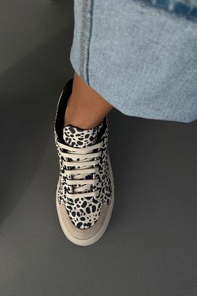 کفش اسنیکر مشکی زنانه بند دار Mupa Shoes - کد 767140067