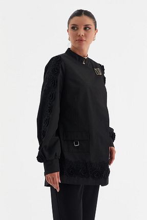 کت مشکی زنانه رگولار YAFA CLOTHING & ACCESSORIES - کد 866703372