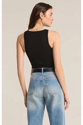 بلوز مشکی زنانه ساده Teenystore - کد 866701516