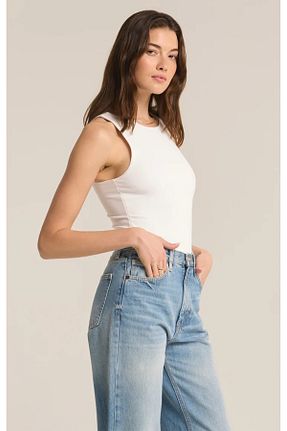 بلوز سفید زنانه ساده Teenystore - کد 866701570