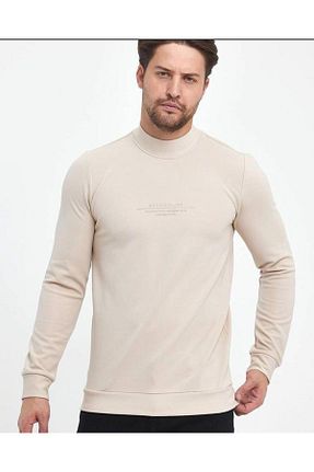 سوئیشرت بژ مردانه نوشته / شعار USE CLUB - کد 866694268