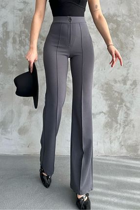 شلوار طوسی زنانه پنبه - پلی استر - الاستین macharel jeans - کد 782779239
