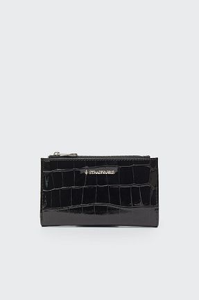 کیف پول مشکی زنانه ابعاد کوچک Stradivarius - کد 320205386