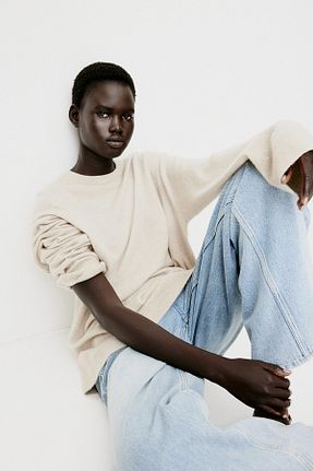 رویه بژ زنانه کشمیر H&M - کد 866954989