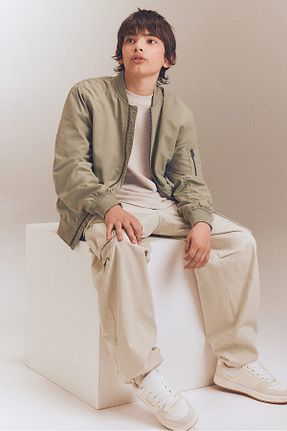 شلوار جین بژ بچه گانه پاچه لوله تفنگی H&M - کد 866741998