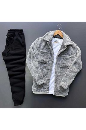 کت طوسی مردانه اسلیم فیت exans moda - کد 866739781