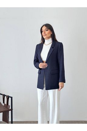کت سرمه ای زنانه اسلیم فیت CYU - کد 866747108