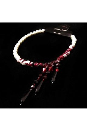 گردنبند جواهر سفید زنانه سنگ Batnests - کد 866764267